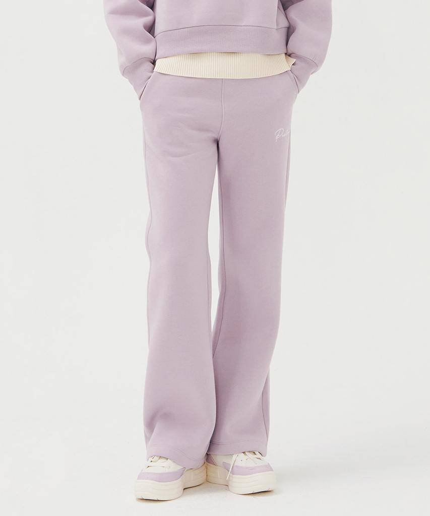 CHASECULT Women'S Brushed Lettering Embroidered Wide Pants-Bfrg7266D0T
