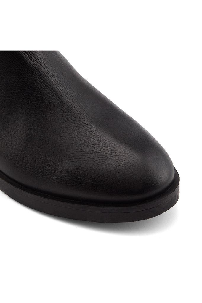 Женские современные стильные модные ботинки из натуральной кожи, ботинки для верховой езды на плоской подошве, черный Maje