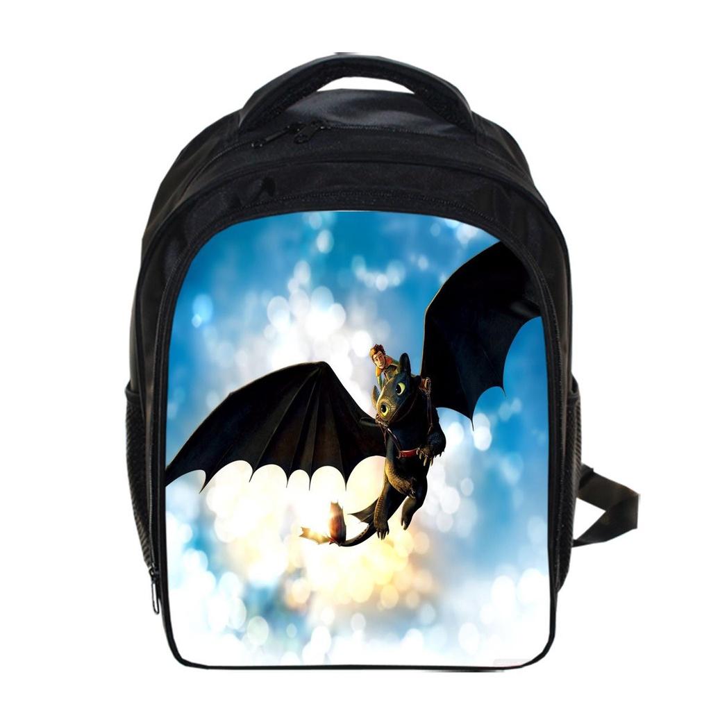 To How Train Your Dragon Kids Boys Backpack Schoolbag Rucksack Shoulder Bags