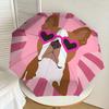 1pc Dog Love Automatic Folding Umbrella Durable Iron Frame, Iron Umbrella Structure Suitable for All Seasons yy260203117