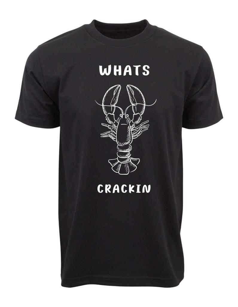 WHATS CRACKING LOBSTER TEE FISHING T SHIRT