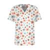 Womens Summer Tops Short Sleeve V Neck Shirts Loose Casual T-Shirts