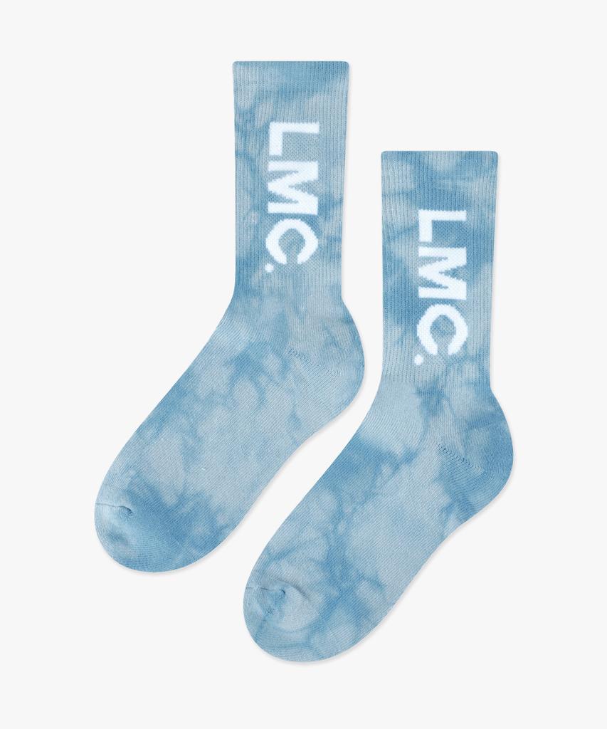 Носки с логотипом LMC Тай-дай Серый Синий