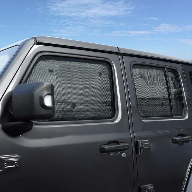 Солнцезащитный козырек на лобовое стекло автомобиля, складной солнцезащитный козырек, подходит для Jeep Wrangler JL 2018 года выпуска, версия 4-дверная, аксессуары для салона автомобиля