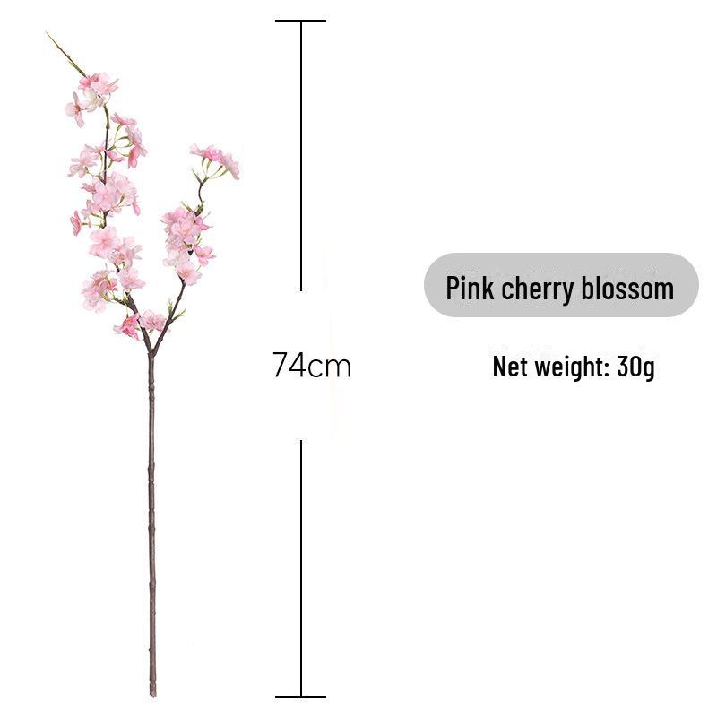 Искусственные ветки японской вишни и цветущей груши для декора гостиной или свадьбы