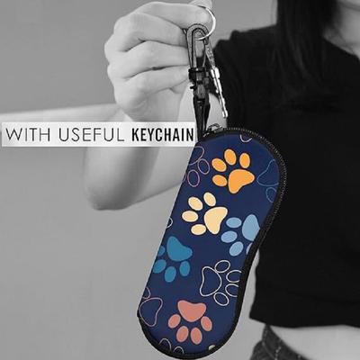 Кошелек для очков на молнии Чехол для очков от близорукости на молнии Материал для дайвинга Коробка для очков Высокое качество Для солнцезащитных очков Ежедневное использование На открытом воздухе