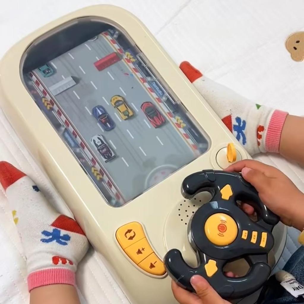Детский руль Игрушки для вождения Игровой транспорт Электронная симуляция Гонки Приключенческая игра Детские игрушки Крутые Интерактивные Рождественские подарки
