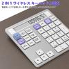 Bluetooth Number Pad and Calculator, 34 Keys, Bluetooth & 2.4G USB Numeric Keypad with Display for MacBook Pro Air, iMac, and Desktops, Data Entry