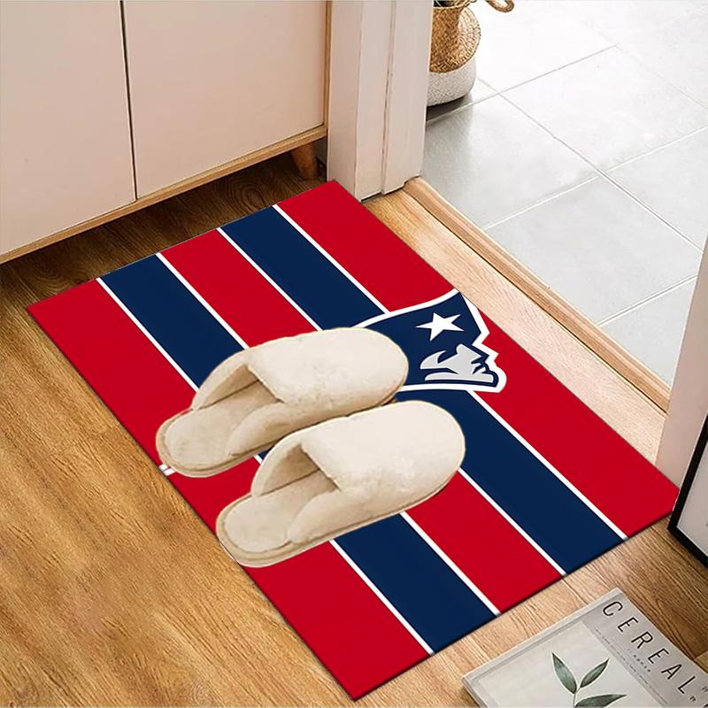 Patriots Team Spirit Rug Game Carpet, Floor Mat for Bedroom Living Room Entryway Rug, Home Decor Idea Gift for Christmas birthday