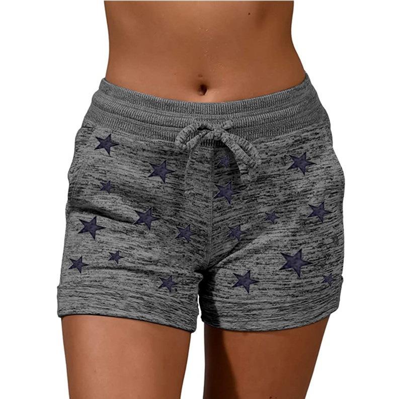 New Quick Drying Shorts, Yoga Pants, Casual Sports, Waist Cinching Elastic Shorts