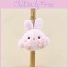 Rabbit Soft Plush Toy With Short Fur For Gifts And Kids Room Keychain Decor