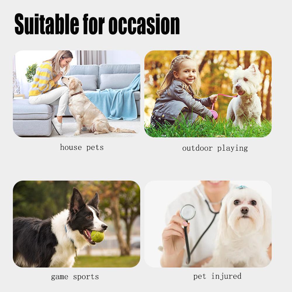 Anti-Dirty Knee Pad for Dogs and Cats, Leg Cover, Puppy Protector, Small and Medium Pet, Anti-Dirty, Winter Warm, S-XL Size, 4 P