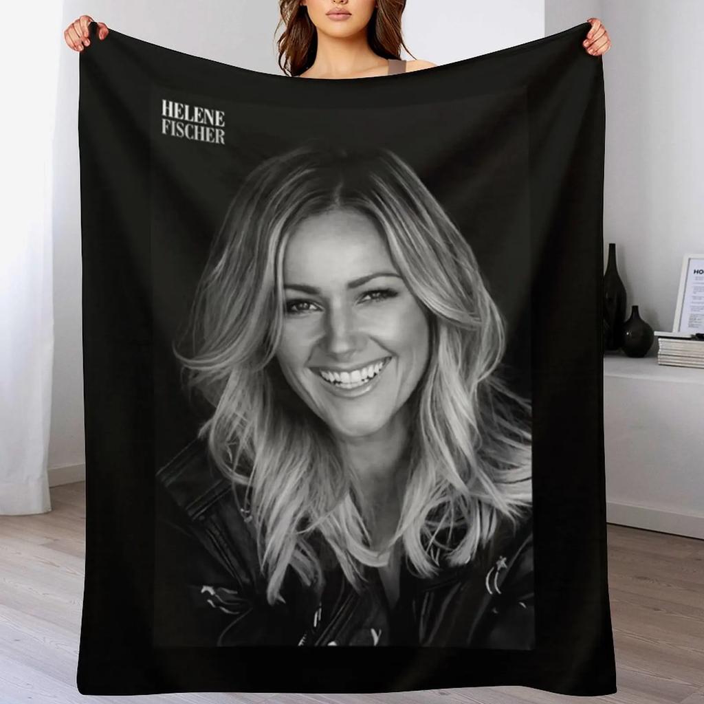 Helene fischer Throw Blanket Elegant Warm Throw Blanket for Hotel Home