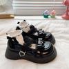 Модные женские туфли-лодочки в японском стиле Jk Shoe Kawaii, белые туфли Лолиты с кружевом и бантом, женские туфли 2024, женская обувь с пряжкой в ​​форме сердца, на платформе, Мэри Джейн