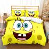 Cute SpongeBob Bedding Sets Exquisite Bed Supplies Set Duvet Cover Bed Comforter Set Bedding Set Luxury Birthday Gift