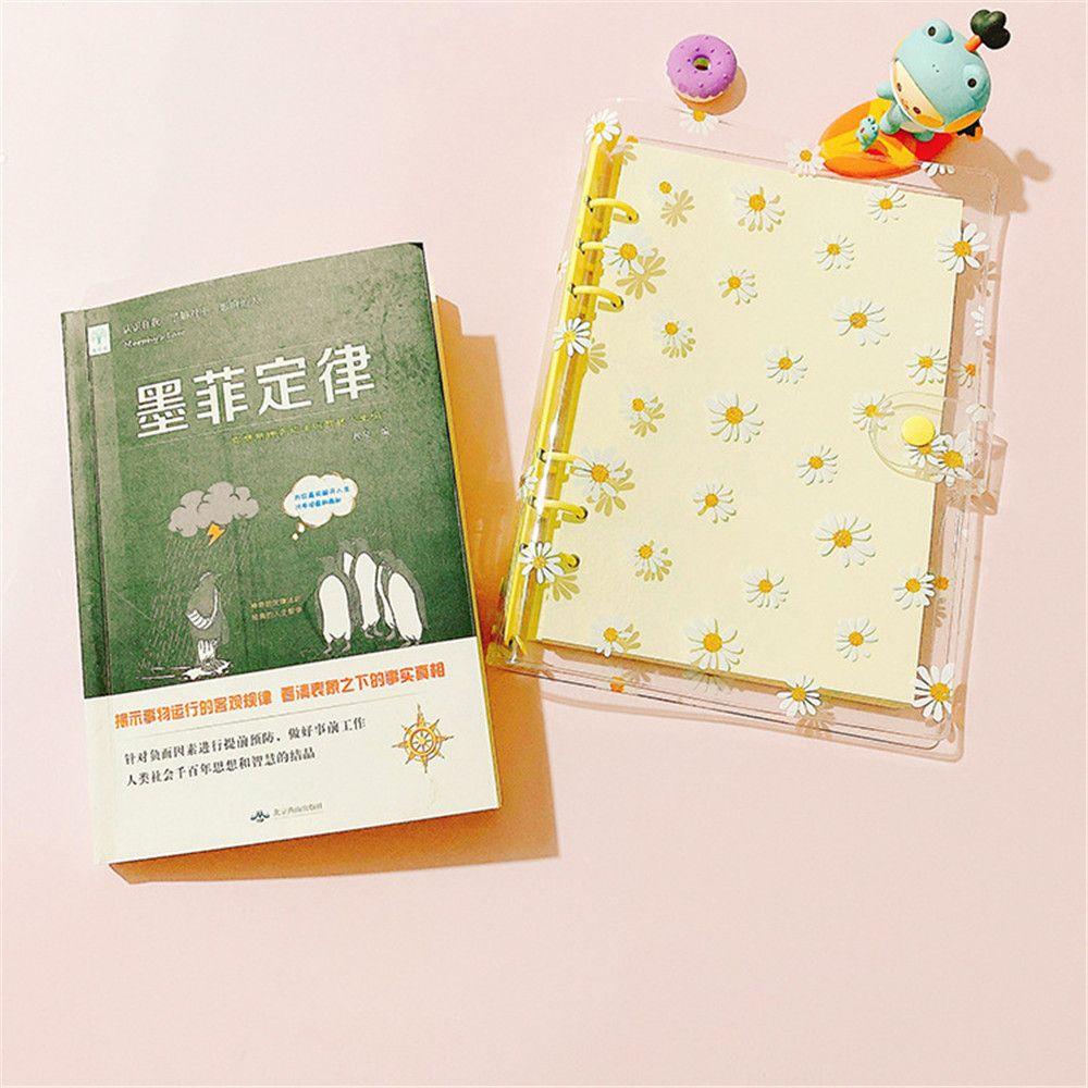 New School Supplies Stationery Notebook Binder Binder Pockets Transparent Folders A5A6