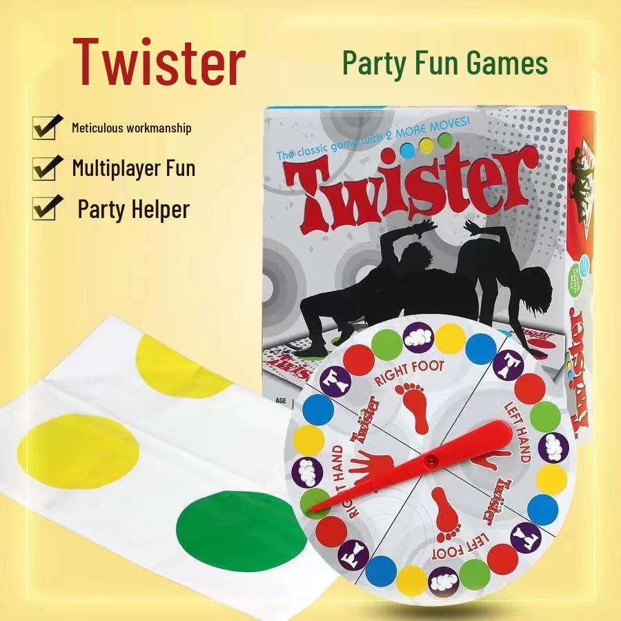 Интерактивный танцевальный коврик Boom Party Twister — игровой коврик для дома и улицы.