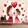 1 piece of tabletop - Super Large Size Background Banner for Happy Mother's Day - Party Banner - Background Cloth