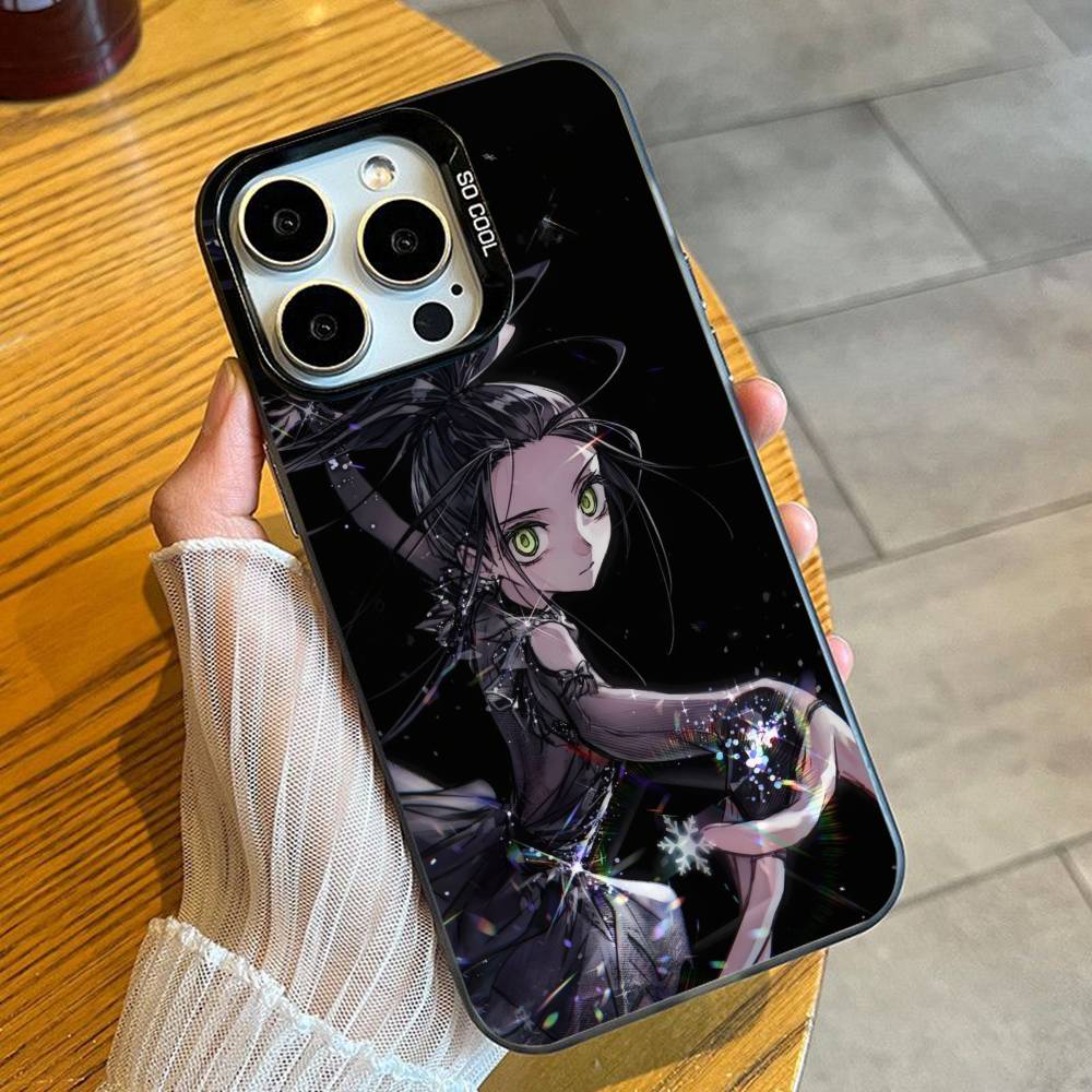 Чехол для телефона I-Inori M-Medalist Skating Anime для iPhone 16 17 15 14 12 13 Pro Max Черный Матовый Конфетный Ударопрочный Чехол