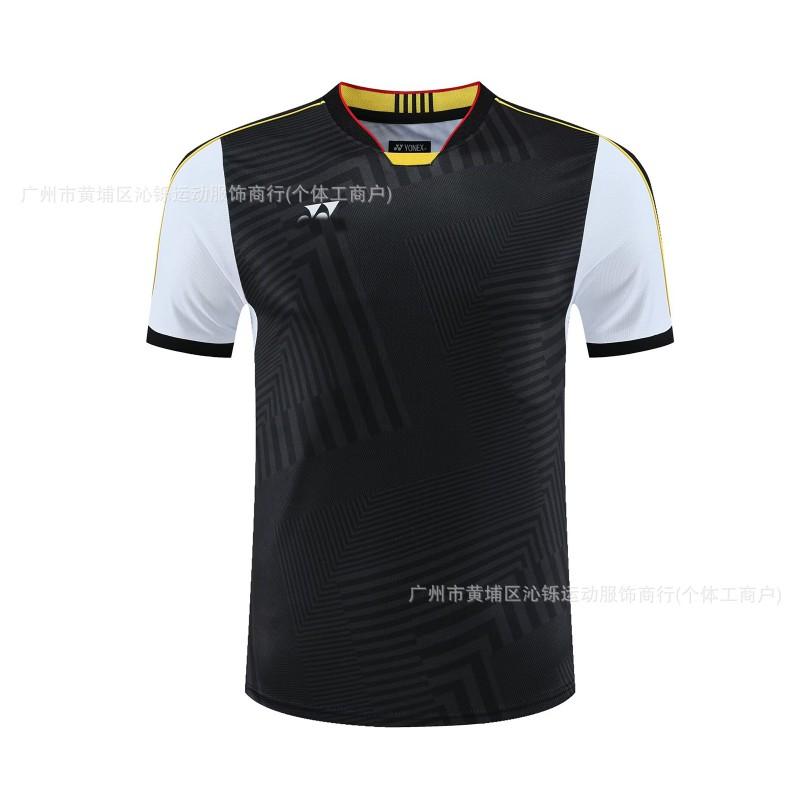 Unisex Badminton Sport Shirt Set Quick-Dry Breathable Short Sleeve Top Training