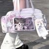 Y2K Новая Концертная Сумка Ita Bag JK Большой Вместимости Наплечная Сумка Милая Девушка Прозрачный Рюкзак Выставка Дисплей для Значков DIY Сумка Через Плечо