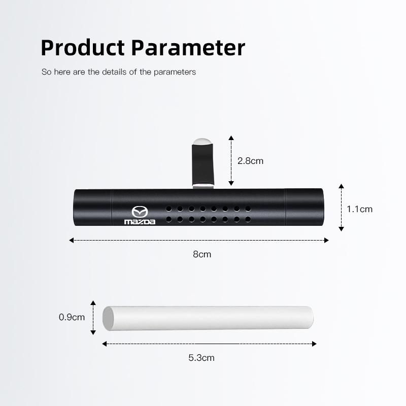 Car Aromatherapy Stick Solid Perfume Diffuser Fragrance Clip For Mazda 2 3 6 5 Atenza CX3 CX5 MX5 CX7 Axela CX30 CX90 CX60 CX50