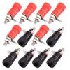 10PCS Binding Posts Terminals 4mm Banana Plug Socket 4mm Terminal Connector for Amplifier