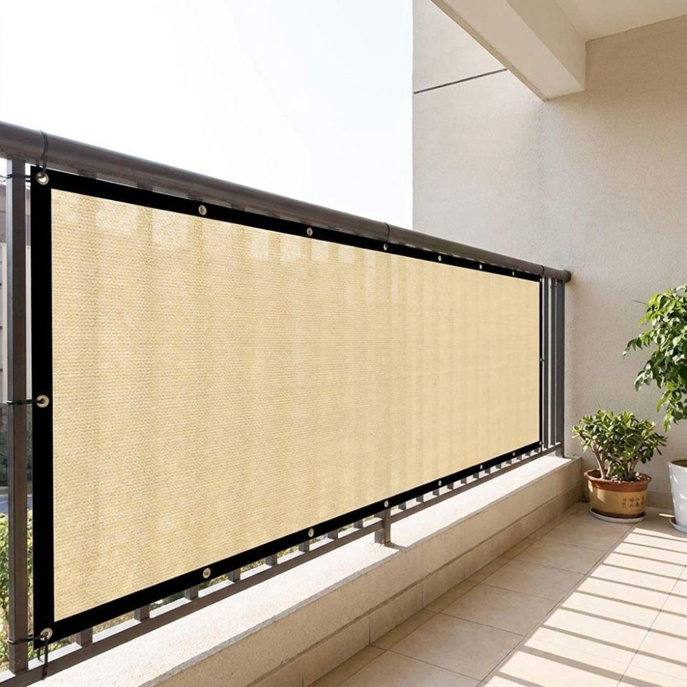 Thickened Balcony Fence Privacy Shade Screen Dust-proof Railing Shade Cloth Screen Wall Patio