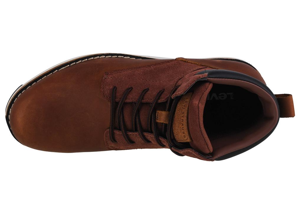 Levi's Jax Plus, Мужские коричневые туфли на шнуровке