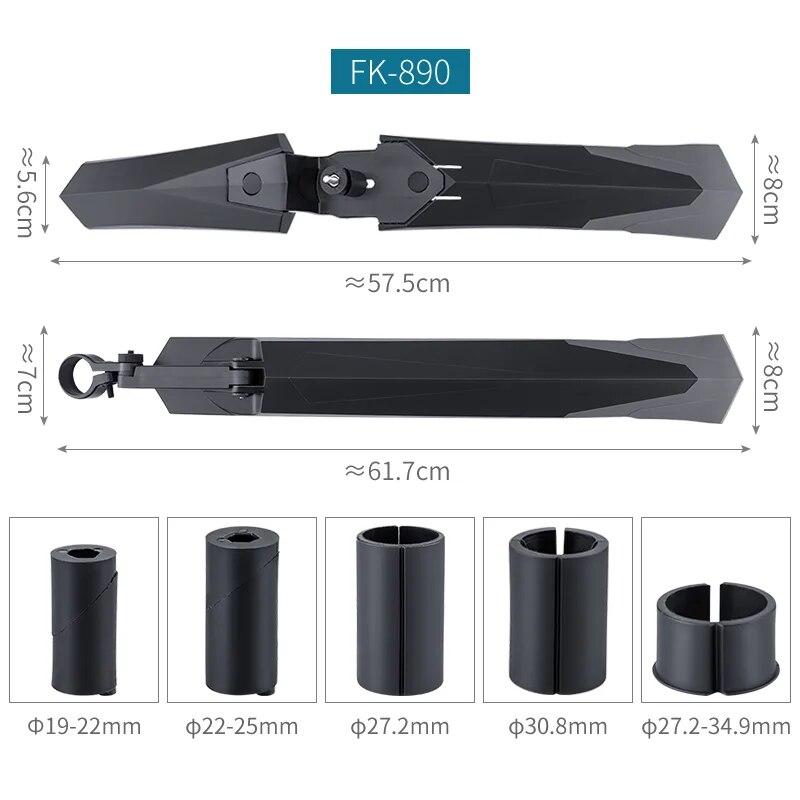 Велосипедное крыло, комплект крыльев для горного и шоссейного велосипеда, передние и задние крылья для MTB, аксессуары для велосипеда, MTB велосипедное крыло