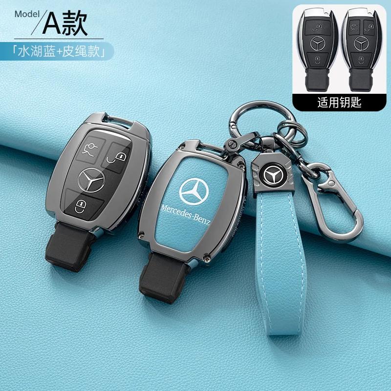 Car Key Case Cover Shell Fob For Mercedes Benz W205 W213 W204 W176 W212 W177 GLC CLA AMG A B C E S G Class Accessories F3