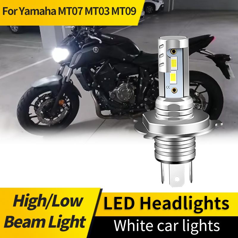 1 шт. H4 H1S 9003 Светодиодная лампа для мотоциклетной фары Для Yamaha MT07 MT03 MT09 Ближний Дальний Свет Мотоциклетная Фара Мощный Прожектор