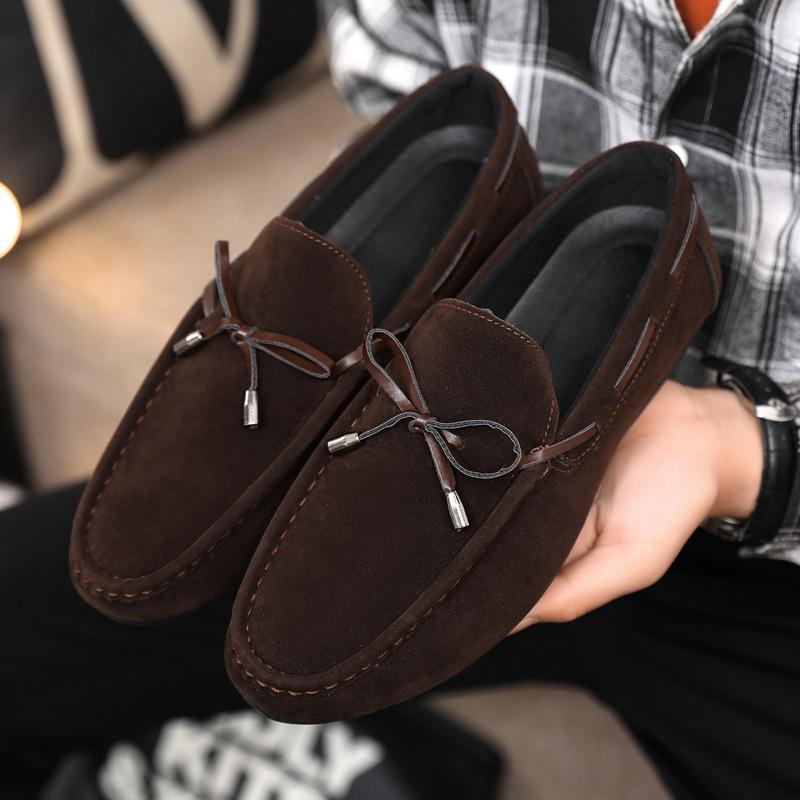 Летняя обувь Doudou, мужские дышащие ленивые бахилы, повседневная обувь с одной педалью, модная универсальная рабочая обувь