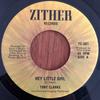7-дюймовая пластинка TONY CLARKE Hey Little Girl TC001 Zither Records US Reggae Ska Dub Б/у