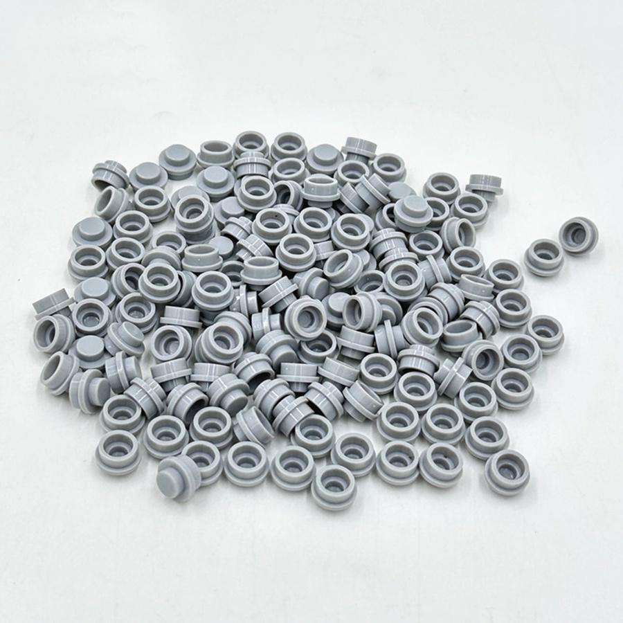 200 шт. DIY строительные блоки 1x1 круглая пластина Pixel Art Kit кирпич оптом, совместимый 4073 аниме-фигурка, просветляющий подарок для детей