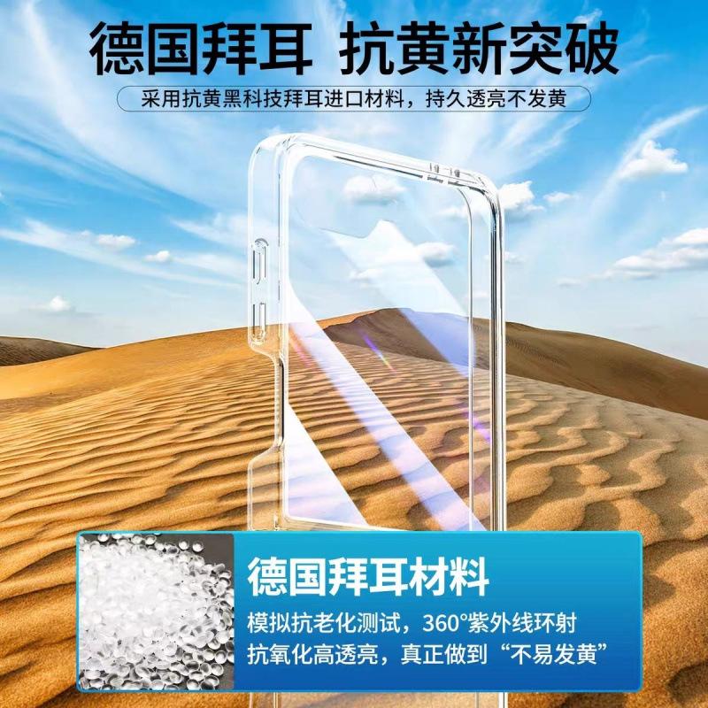 Применимо к чехлу для мобильного телефона Samsung zflip1 прозрачный полный чехол новый Samsung zflip1 чехол для мобильного телефона полный жесткий чехол