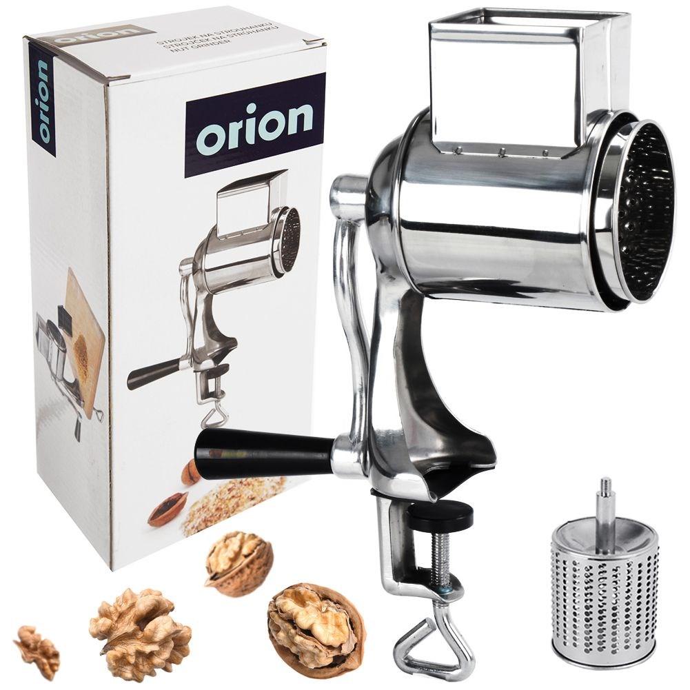 Rotary grater for nuts, dried fruit, chocolate, cheese, and vegetables ORION 130305