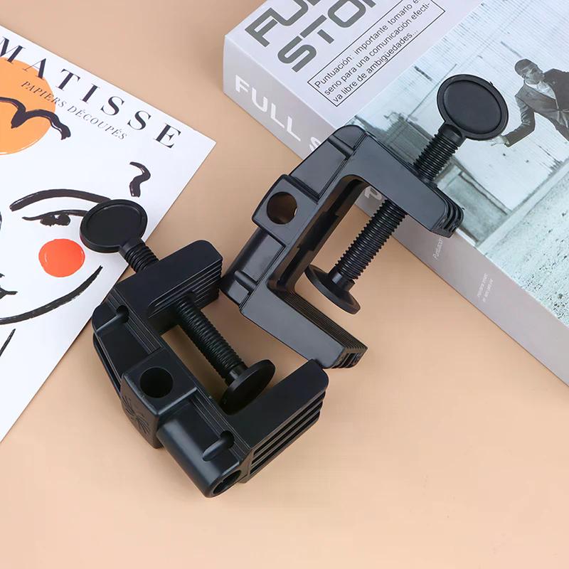 Hot 1Pc Universal Fixing Bracket Table Desk Lamp Bracket Clamp Desktop Clips For Working Long Arm Holder Stand Replacement Part