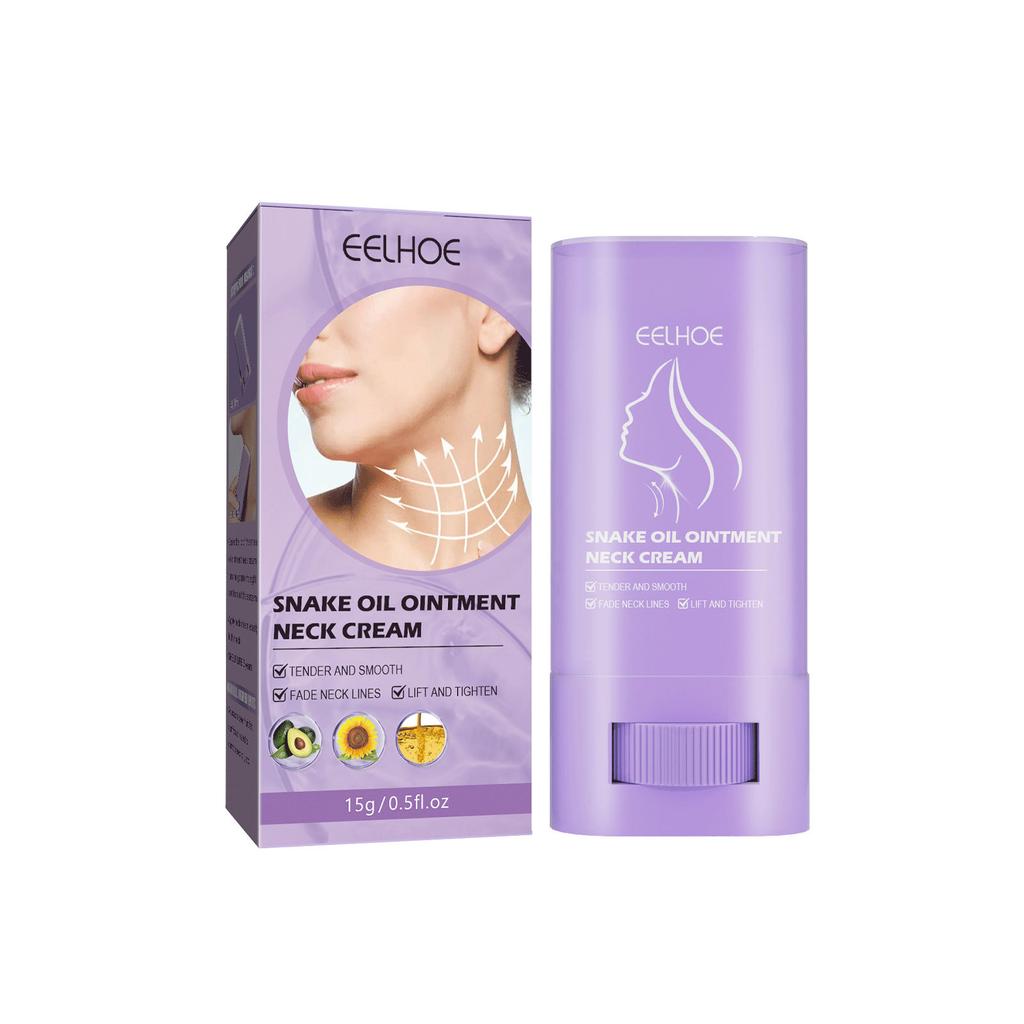 EELHOE Natural Snake Oil Neck Firming Cream Wrinkles Remover Skin Rejuvenation Moisturizing Anti Aging Whitening Neck Cream Skin Care