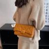 Chic Stylish Pu Leather Crossbody Bag For Women Trendy Small Square Bag