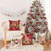 Рождественские и новогодние украшения наволочка Рождественская палочка Снеговик наволочка диванная подушка комплект комната украшение для дома подарок