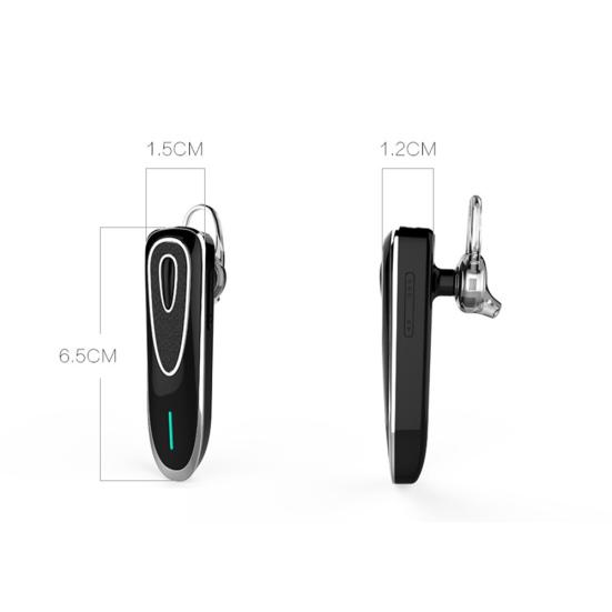 Беспроводные стереонаушники с голосовым управлением K1 Earhook, совместимые с Bluetooth, гарнитура Handsfree
