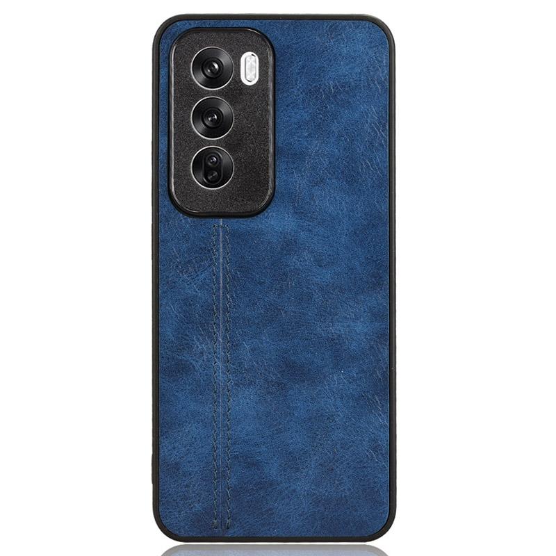 Для Oppo Reno12 5G (Глобальный) Чехол Прострочка Линия Покрытый ПУ кожей ПК+ТПУ Чехол для телефона