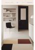 Retro door silk ring floor mat, home non-slip carpet, door entry mat can be cut, dirt-resistant leave-in foot cushion