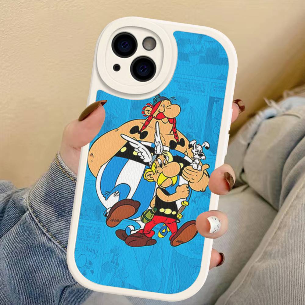 A-Asterix Et O-Obelix M-Manga Phone Case For IPhone 16 15 14 13 12 11 Pro Max Plus Leather Cover