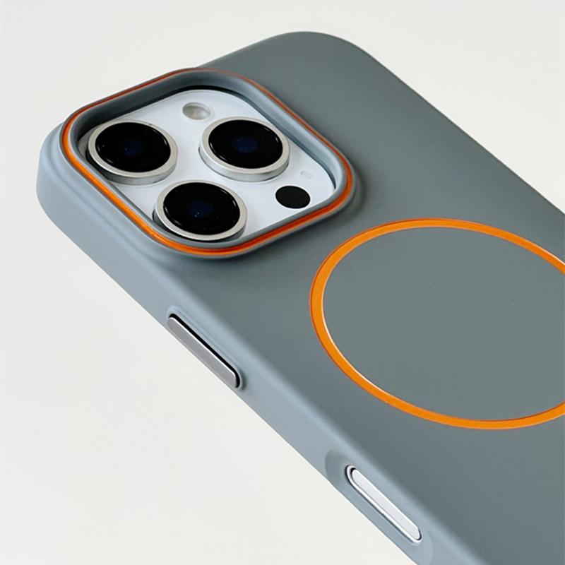 Ultrathin Hit For MagSafe Phone Case for iPhone 17 16 15 Pro Max 14 13 12 Magnetic Wireless Charger Matte Hard PC Cover