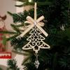 Crystal Drop Metal Christmas Ornaments Tinplate Material Holiday Hanging Decor  Winter Weddings