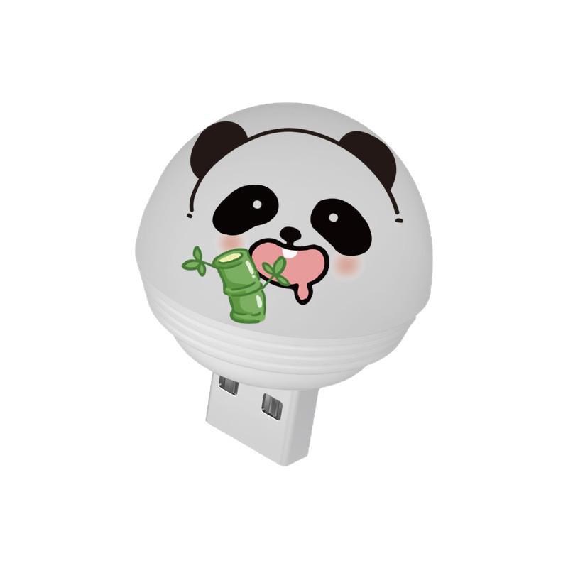 Креативный USB-ночник в виде панды - Светодиодная лампа с голосовым управлением для спальни и гостиной