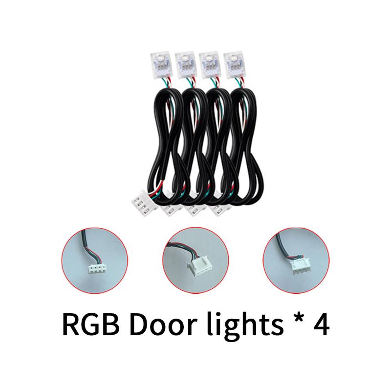 RGB "LED Lamp"App Ambient Lights Accessories 4 wire LED Light Strip Door Light Storage Light Footlight Main/Sub Controller Parts