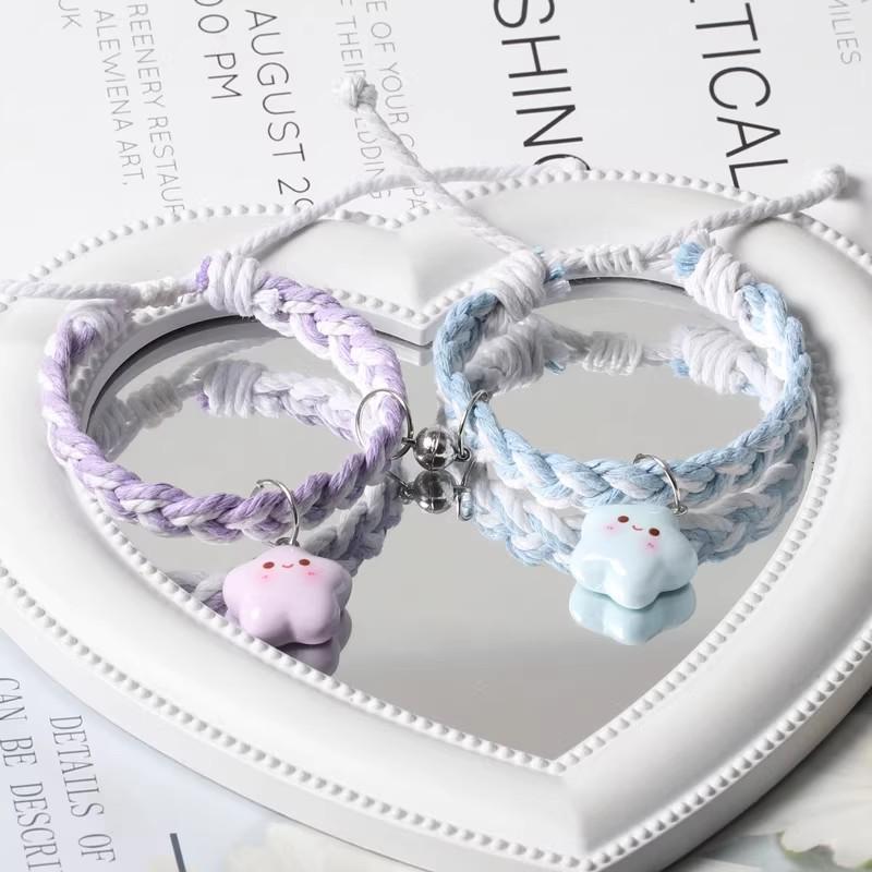 Очаровательный магнитный браслет для пары «Звезда» — Идеальный подарок для лучших друзей или парня